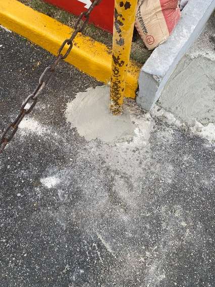 Obstrucción por poste